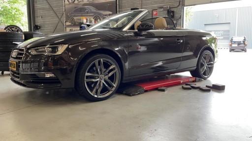 Audi A3 cabrio met 19 inch MAM RS3 Palladium Painted velgen