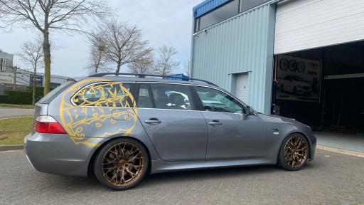 BMW 5-serie E60 met 19 inch Concaver CVR1 brushed bronze velgen