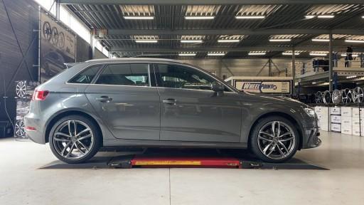 Audi A3 met 18 inch GMP Atom FP-GME glans velgen