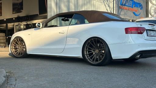 Audi A5 met 20 inch Wheelforce CF4.FF bronze velgen