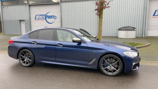 BMW 5-serie G30 M550i met 20 inch Borbet Y antraciet
