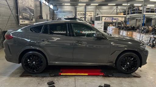BMW X6 met 21 inch GMP Sparta black velgen