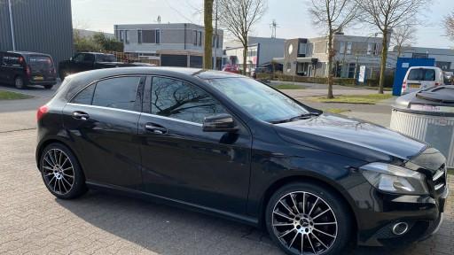 Mercedes A-klasse met 18 inch GMP Stellar zwart-pol