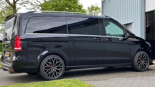 Mercedes V-klasse met 20 inch Wolfrace Wolfsburg GTR velgen