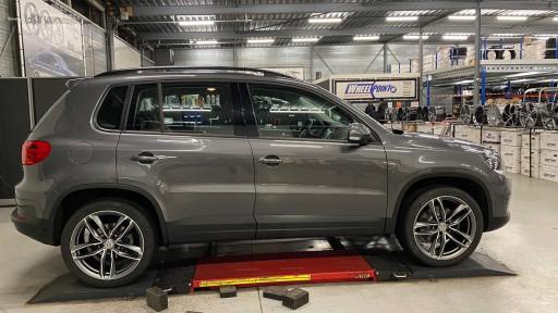 VW Tiguan met 19 inch GMP Atom MGM-pol