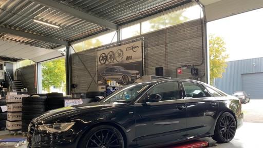 Audi A6 met 20 inch GMP Sparta velgen black.jpeg